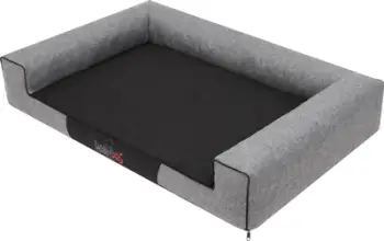 Shtrat për qen Hobbydog XXL Victoria, 118x78 cm, material OXFORD, gri e errët