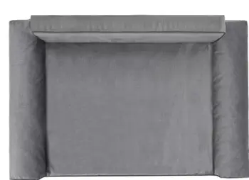 Shtrat për qen GLAMOUR Sofa, XL 98x66 cm, material sateni, gri