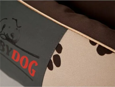 Shtrat për qen Hobbydog Prestige L, bezhë me putra - 2
