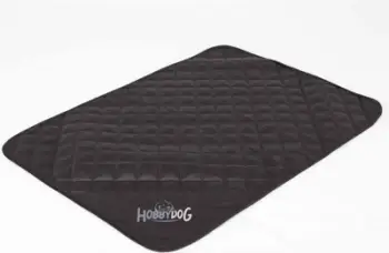 Tapet për kafshë Hobbydog Slim Mat M, poliestër, i hollë, i zi