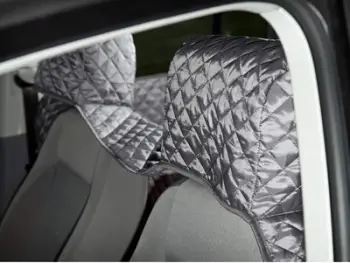 Mbulesë sediljesh për qen Hobbydog Car Cover With Velcro, poliestër, gri
