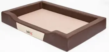 Shtrat për qen Hobbydog Deluxe XXL, i madh, kafe me bezhë