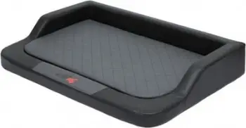 Shtrat për kafshë Hobbydog Medico Lux XXL, memory foam, eko lëkurë, i zi me dyshek grafit