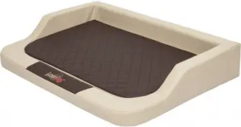 Shtrat për qen Hobbydog Medico Lux XL, memory foam, 94 cm, bezhë me dyshek kafe
