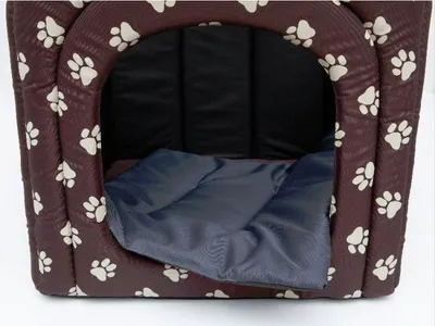 Jastëk për kafaz qenësh Hobbydog Cushion R5, material Codura, grafit - 4