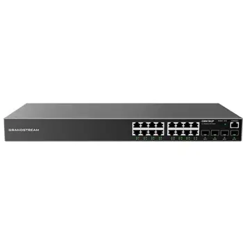 Switch Grandstream Networks GWN7802P, Managed, L2+, Gigabit Ethernet, PoE, Montim në rack, Montim në mur