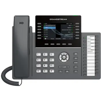 Telefon IP Grandstream GRP2636, 12 linja, LCD, i zi
