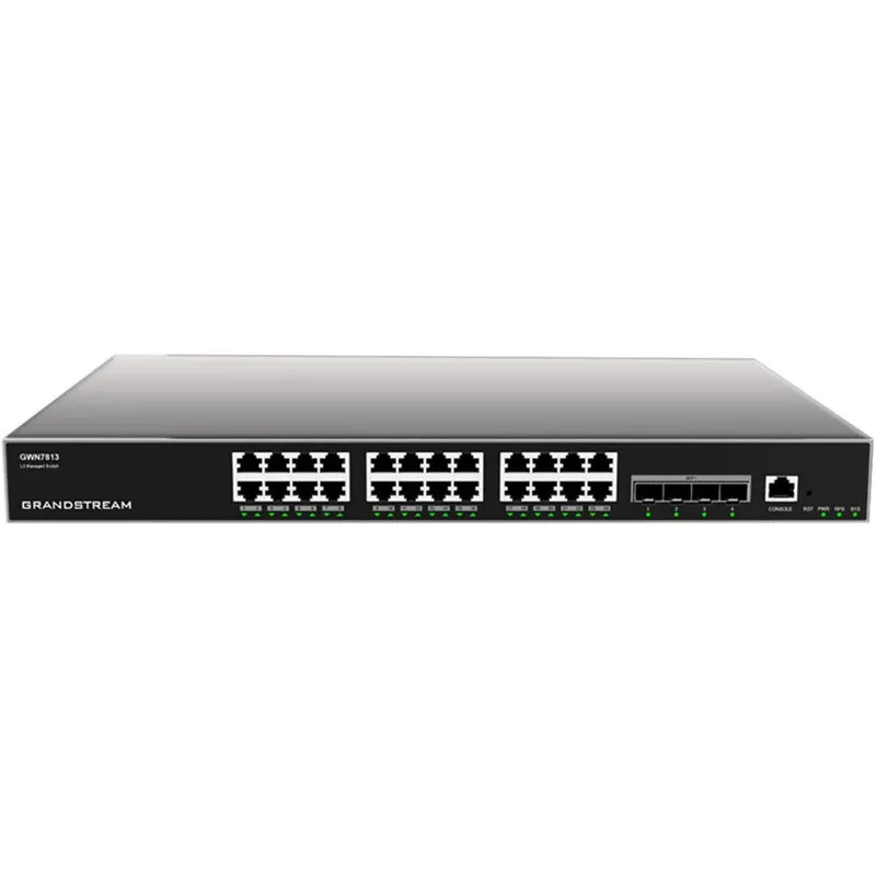 Switch Grandstream GWN7813, Managed, L3, Gigabit Ethernet, Rack mounting - 1