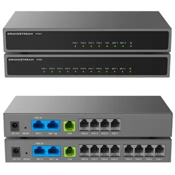 Gateway VoIP Grandstream HT841, 2 porta LAN, 4 porta RJ-11