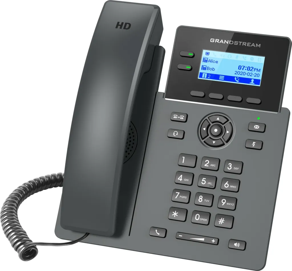 Telefon IP Grandstream GRP2602, 2 linja, i zi - 1