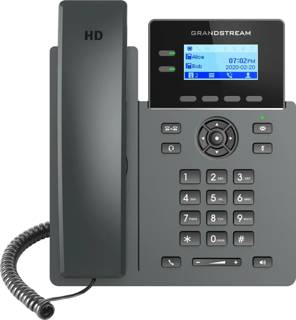 Telefon IP Grandstream GRP2602P, 2 linja, 2000 kontakte, i zi - 1