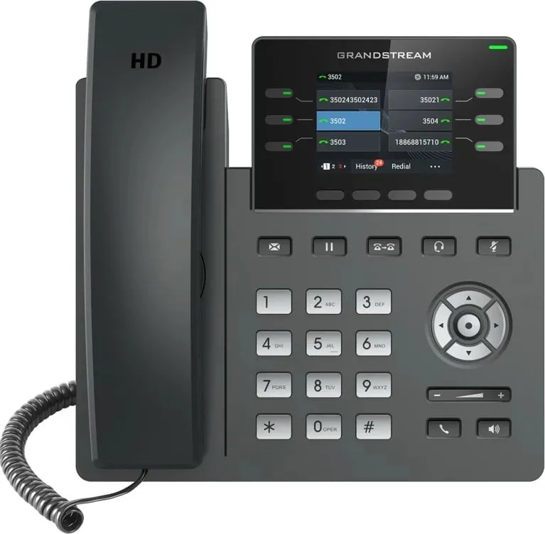 Telefon IP Grandstream GRP2613, 6 linja, i zi - 1