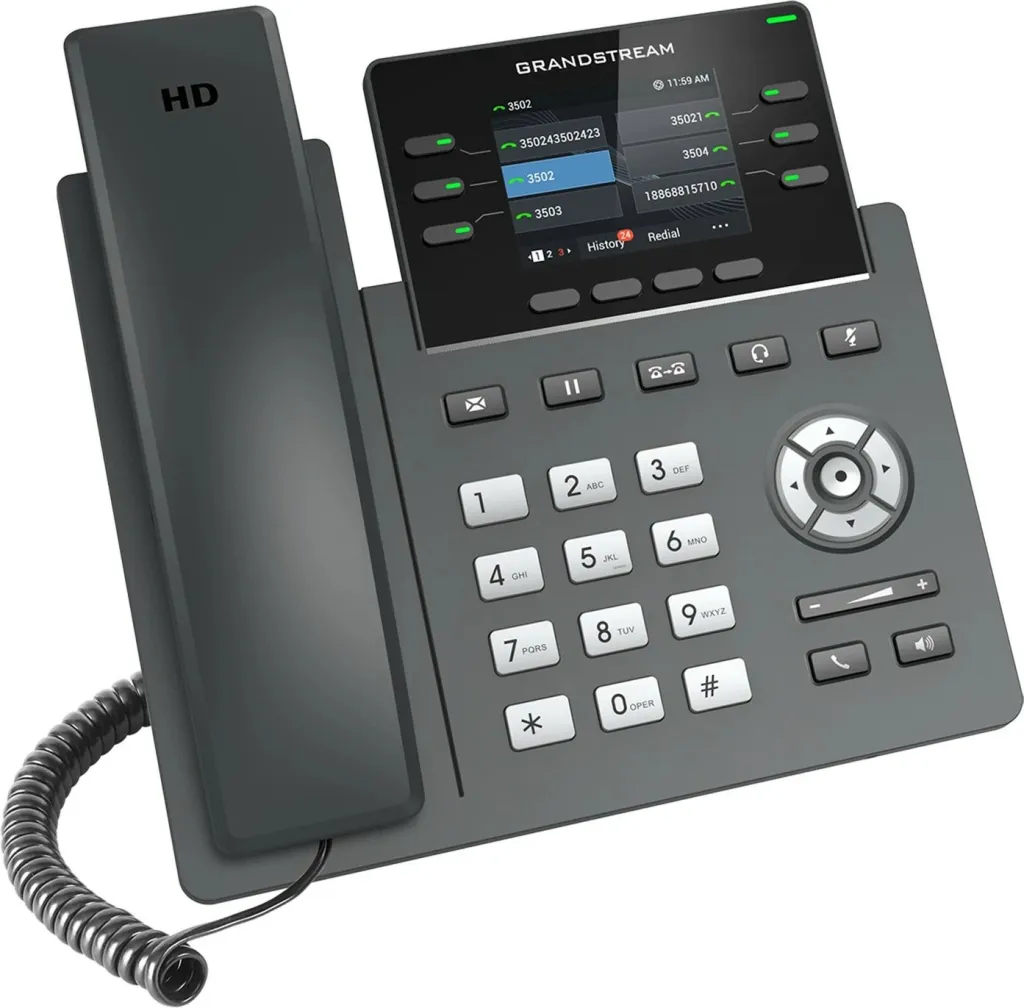 Telefon IP Grandstream GRP2613, 6 linja, i zi - 3