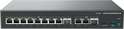 Switch Grandstream GCC6011, Gigabit Ethernet, PoE, i montueshëm në rack - 1