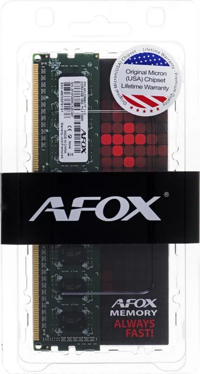 Memorie RAM Afox, 8GB, DDR3, 1600MHz, SODIMM, e zezë - 1