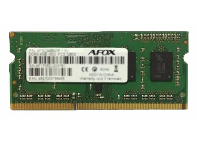 Memorie RAM AFOX SO-DIMM, 8GB, DDR3L, 1333MHz - 1