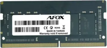 Memorie RAM Afox, 8GB, DDR4, 3200MHz, SODIMM, e zezë