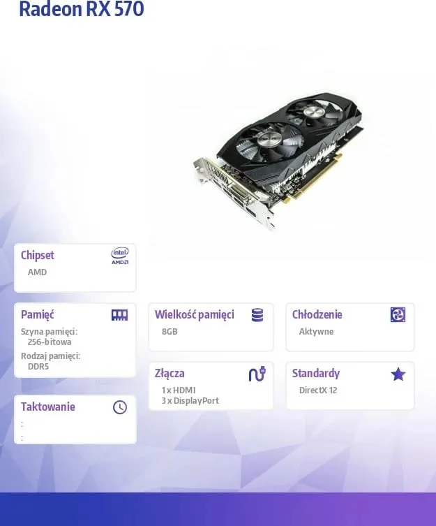 Kartelë grafike AFOX Radeon RX 570 8GB GDDR5 - 5