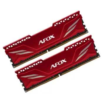 RAM Memorje AFOX GAMING DDR4 2x8GB 3200MHz CL16 XMP2, Kuqe