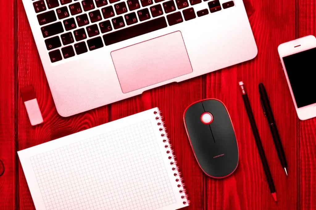 Maus Modecom WRM113, wireless, USB, i zi dhe i kuq - 2