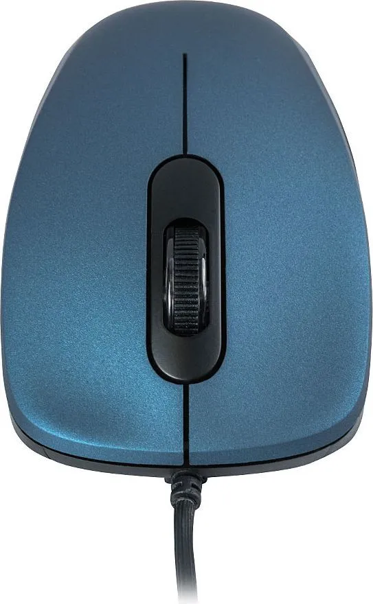 Maus Modecom M10S, me kabllo, USB, i kaltërt - 2