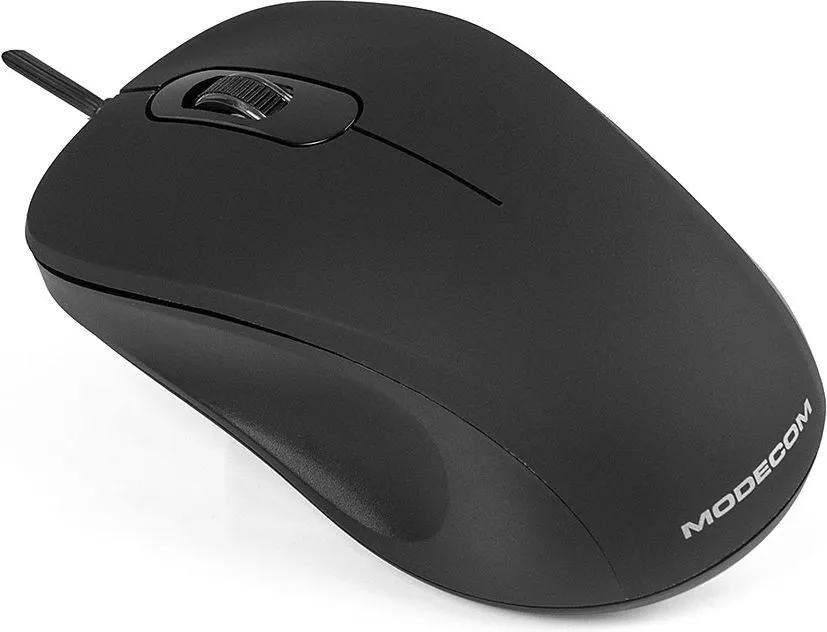Maus Modecom M10, me kabllo, USB, i zi - 2