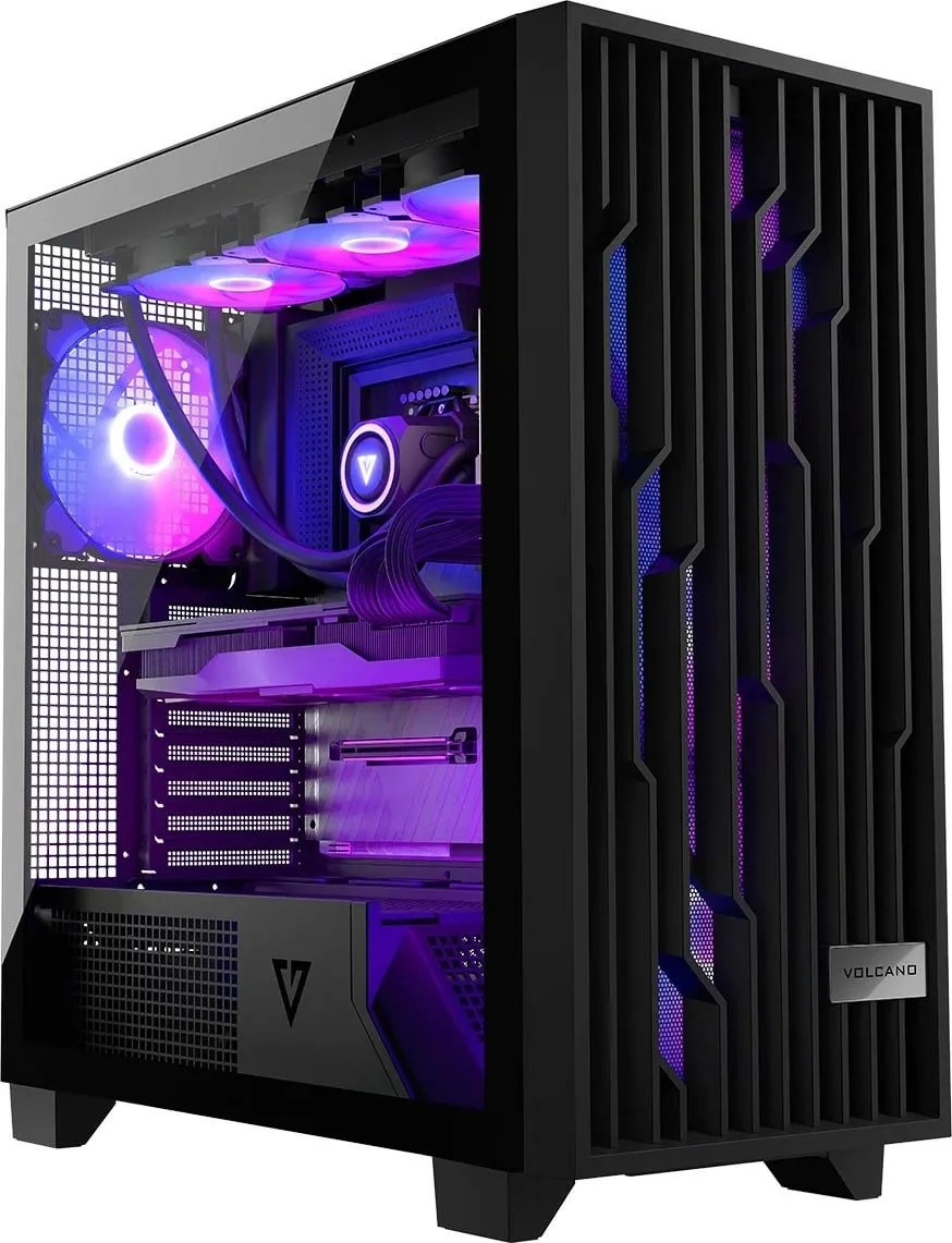 Kasë Modecom Perun Apex ARGB, e zezë, Midi Tower - 2