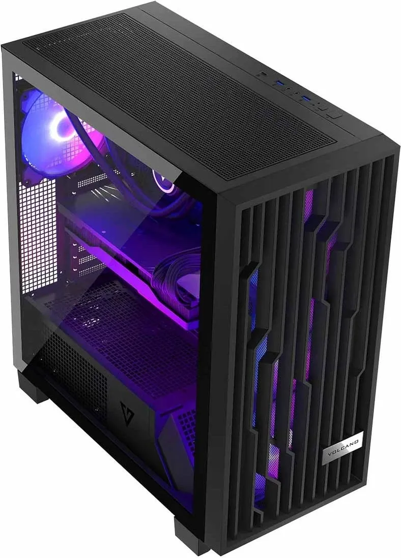 Kasë Modecom Perun Apex ARGB, e zezë, Midi Tower - 5