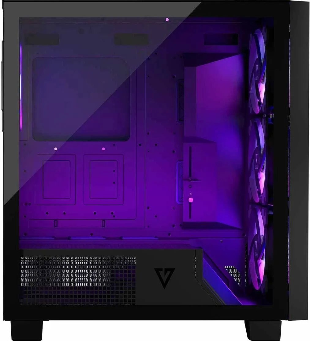 Kasë Modecom Perun Apex ARGB, e zezë, Midi Tower - 9