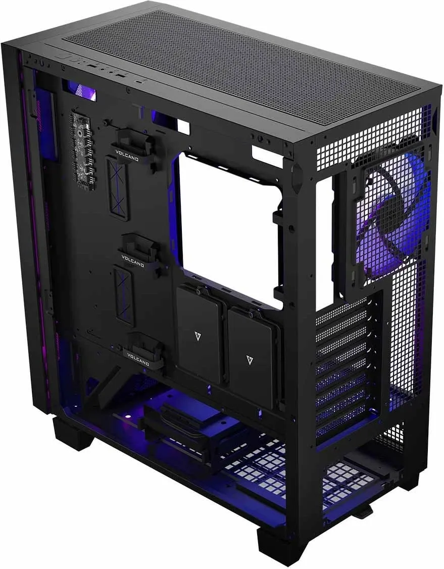 Kasë Modecom Perun Apex ARGB, e zezë, Midi Tower - 10