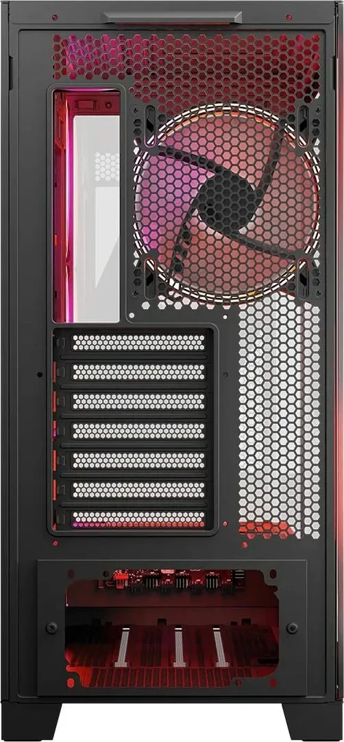 Kuti kompjuteri Modecom Volcano Space Apex ARGB, ATX, 4 ventilatorë 140mm, e zezë - 12