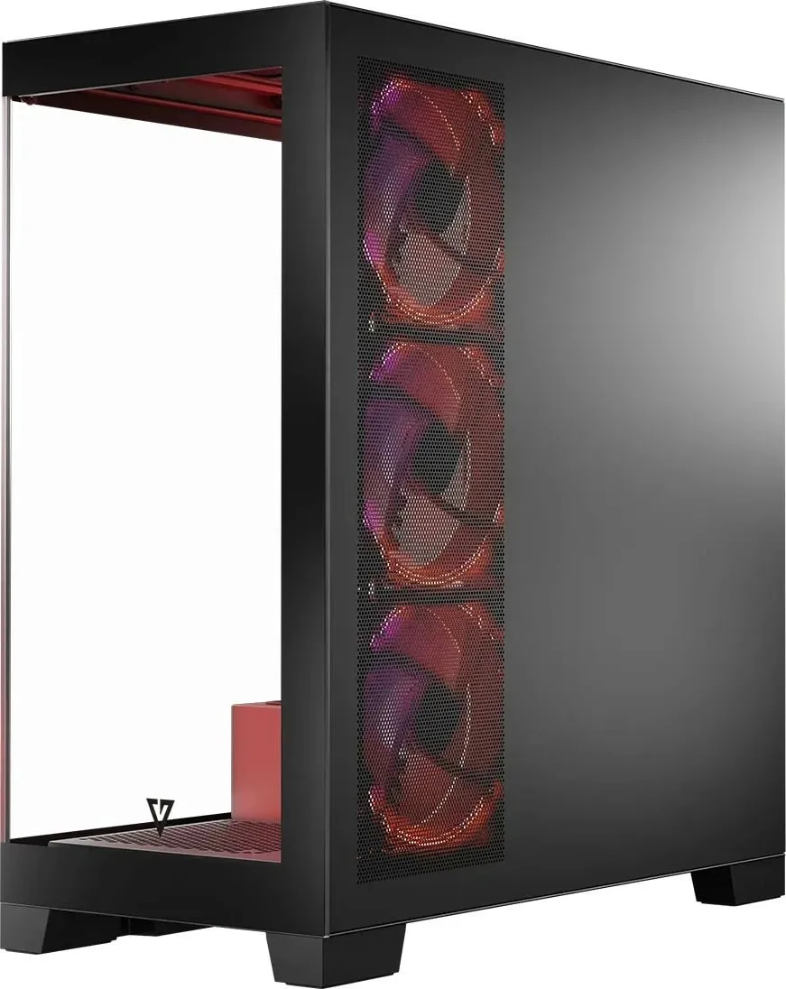 Kuti kompjuteri Modecom Volcano Space Apex ARGB, ATX, 4 ventilatorë 140mm, e zezë - 9
