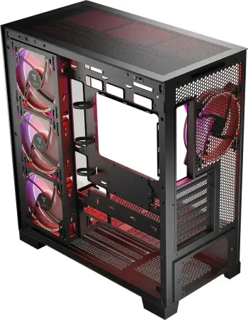 Kuti kompjuteri Modecom Volcano Space Apex ARGB, ATX, 4 ventilatorë 140mm, e zezë