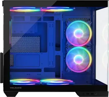 Kasa PC Modecom Volcano Panorama Apex, ATX, 3 ftohës ARGB, gri