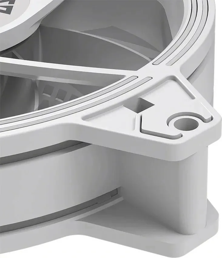 Ventilator ARGB 120mm, ndriçim ARGB, i bardhë - 2
