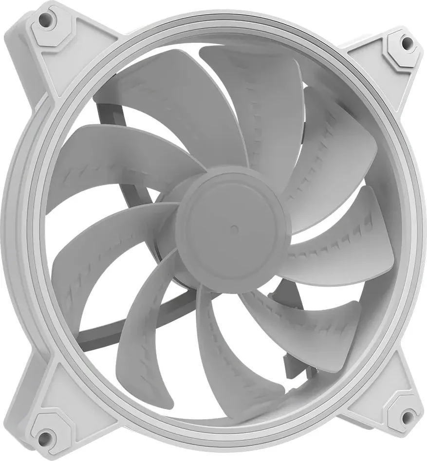 Ventilator ARGB Reverse Fan 140mm, ndriçim adresues ARGB, i bardhë - 2