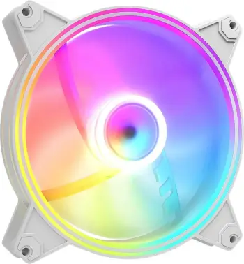 Ventilator ARGB Reverse Fan 140mm, ndriçim adresues ARGB, i bardhë