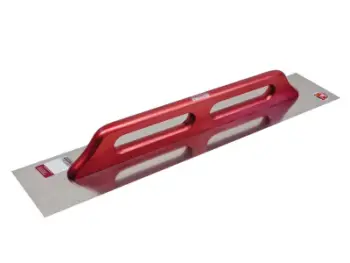 Mistri për suvatim Modeco Stainless me dorezë druri, 680x130mm