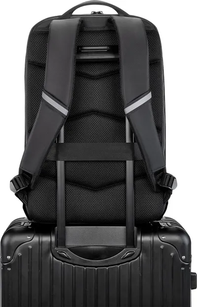 Çantë shpine për laptop Modecom Active 15, 15.6", portë USB, e zezë - 4