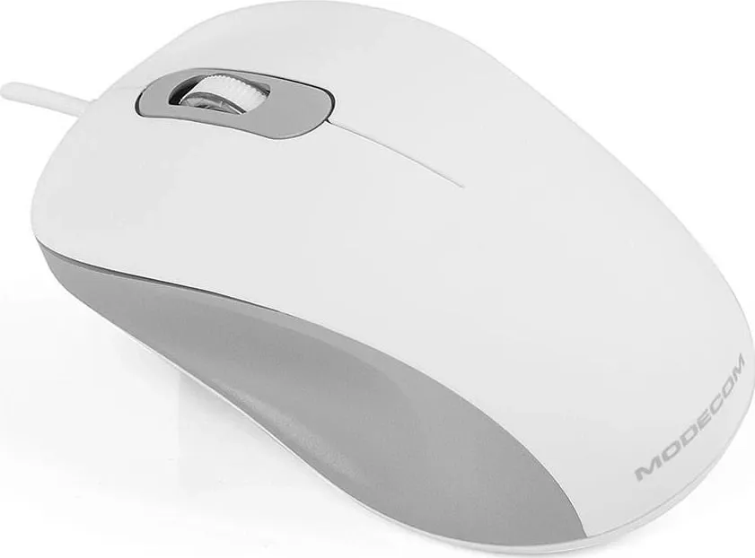 Maus Modecom M10S Silent (M-MC-M10S-200), i bardhë - 2