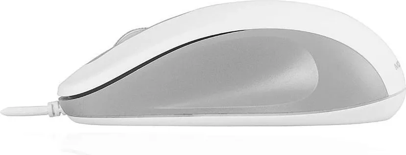 Maus Modecom M10S Silent (M-MC-M10S-200), i bardhë - 3