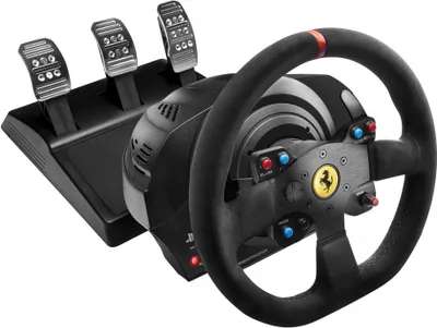 Timon dhe pedale Ferrari Thrustmaster T300, Alcantara-Edition - 1