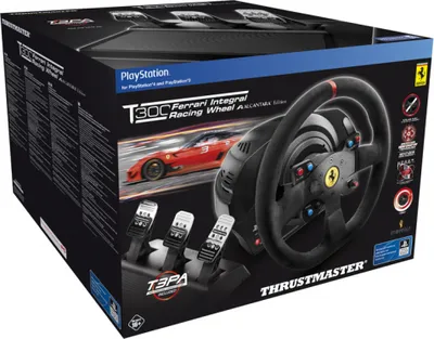 Timon dhe pedale Ferrari Thrustmaster T300, Alcantara-Edition - 2