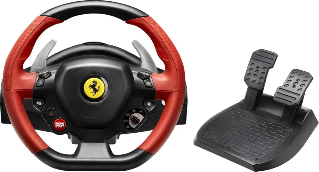 Set timon për vozitje Volant Thrustmaster Ferrari F458 Spider Xbox One (4460105) - 1
