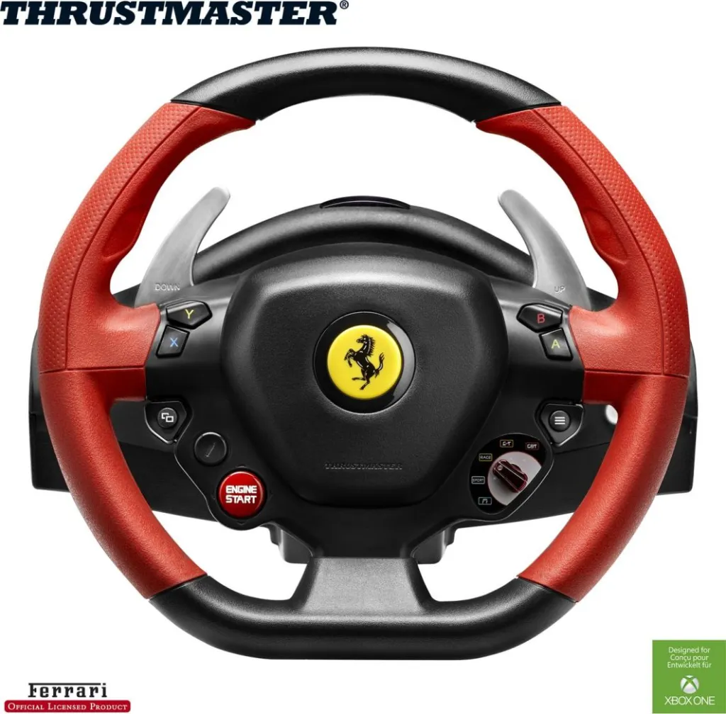 Set timon për vozitje Volant Thrustmaster Ferrari F458 Spider Xbox One (4460105) - 4