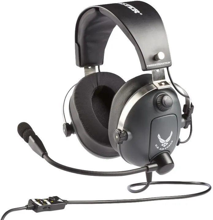 Kufje Thrustmaster T.Flight U.S. Air Force Edition, të hirta / zeza - 1