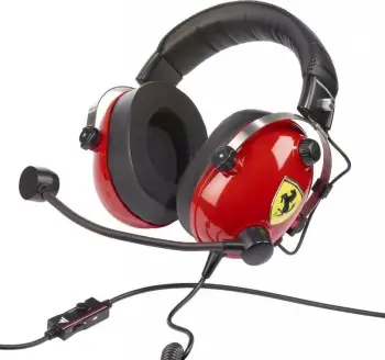 Kufje gaming Thrustmaster T-Racing Scuderia Ferrari DTS, me mikrofon, me kabllo, e kuqe