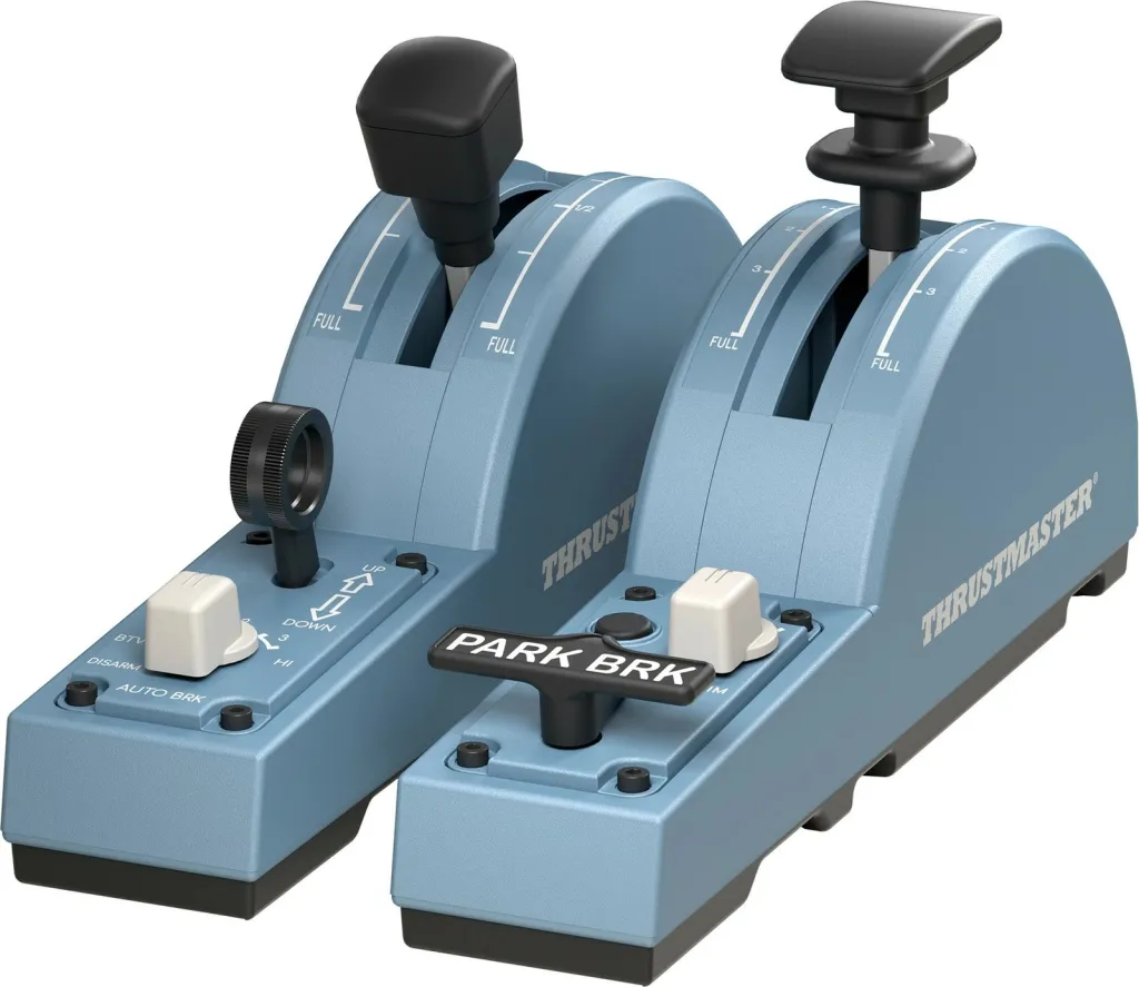 Kontrollues fluturimi Thrustmaster TCA Quadrant AIRBUS Edition, PC, zi/kaltër - 1