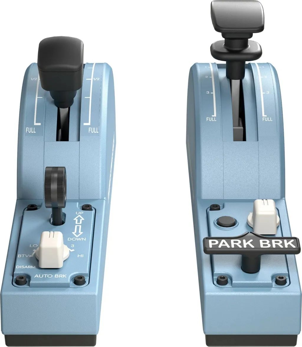 Kontrollues fluturimi Thrustmaster TCA Quadrant AIRBUS Edition, PC, zi/kaltër - 2