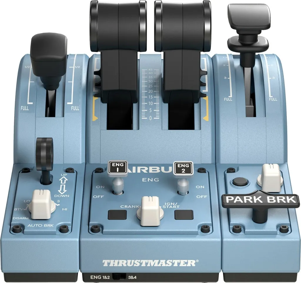 Kontrollues fluturimi Thrustmaster TCA Quadrant AIRBUS Edition, PC, zi/kaltër - 3